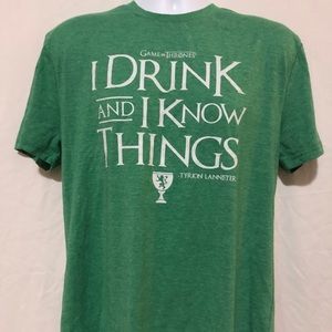 Mens Game Of Thrones I Drink and I Know Things Lrg